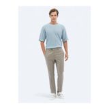 Kip Düz Dokuma Fitted Fit Klasik Pantolon, 50, 49212, Vizon, Erkek