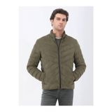 Kip Erkek Mont, Açık Haki, Regular Fit, Dik Yaka, Casual Dokuma, S Beden