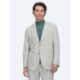 Kip Gri Desenli Comfort Fit Örme Takım Elbise
