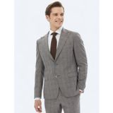 Kip Gri Mikro Modern Fit Takım Elbise