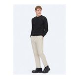 Kip Koyu Düz Dokuma Jogging Fit Casual Pantolon, 26, 10161198, Bej, Erkek
