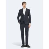 Kip Lacivert Mikro Modern Fit Takım Elbise - 6 Drop - 52