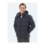 Kip Lacivert Regular Fit Kapüşonlu Casual Dokuma Mont, S Beden, Erkek