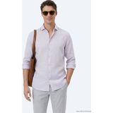 Kip Lila Düz Regular Fit Uzun Dokuma Casual Pamuk Karışımlı Gömlek - 41