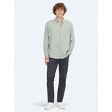 Kip Mint Regular Fit Uzun Dokuma Casual Gömlek