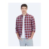 Kip Regular Fit Dokuma Casual%100 Pamuk Gömlek, XL, 52291, Bordo, Erkek