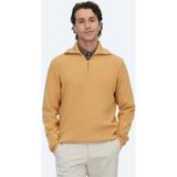 Kip Safran Bato Yaka Jakarlı Triko Kazak - 2XL