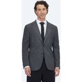 Kip Siyah Kareli Modern Fit Pamuk Karışımlı Örme Ceket - 6 Drop - 52