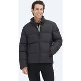 Kip Siyah Regular Fit Dik Yaka Casual Dokuma Mont - XL