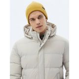 Kip Taş Renkli Regular Fit Casual Dokuma Mont Erkek Günlük Kullanım İçin Orta Kalınlık - 3XL