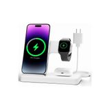 Kipgsm 3’ü 1 Arada MagSafe Kablosuz Şarj İstasyonu iPhone-Android Apple Watch AirPods Uyumlu Çoklu Stand