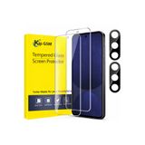 Kipgsm Samsung Galaxy S23 Plus Uyumlu 9H Cam Ekran Koruyucu+Kamera Safir Lens Koruyucu 2li Set