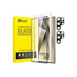 Kipgsm Samsung Galaxy S23 Ultra Uyumlu 9H Cam Ekran Koruyucu+Kamera Safir Lens Koruyucu 2li Set