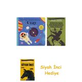 Kıpır Kıpır Hareketli Kitabım - Uzay (Ciltli) + Dünyanın Merkezine Yolculuk + Siyah İnci Hediye