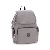 Kipling City Zip S Küçük Boy Sırt Çantası Gri, Tek Ebat, KI80294SY, GRİ, kadın