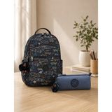 Kipling Erkek Çocuk Okul Çantası 2'li Set ( Çanta ve Kalemlik ) KPSETKPKI610171M37 - Standart - Renkli