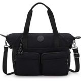 Kipling Kıplıng New Art Duo Pocket Büyük Boy Omuz Çantası - 000-Siyah