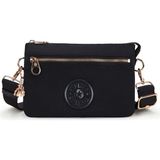 Kıplıng Kipling Riri Zip Charm Kadın Mini Omuz Çantası Siyah