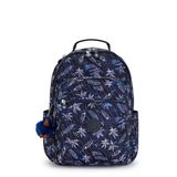 Kipling Seoul L Solid Laptop Sırt Çantası, Surf Sea Print, Ölçü Birimi, SEOUL