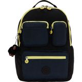 Kipling Seoul Lap Pocket Large Sırt Çantası Black Pocket Block KI95318EP