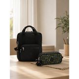 Kipling Unisex Okul Çantası 2'li Set ( Çanta ve Kalemlik ) KPSETKPKI985060 - Standart - Siyah