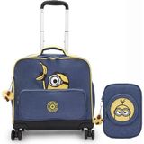 Kipling Unisex Tekerlekli Okul Çantası 2'li Set ( Çanta ve Kalemlik ) KPSETKPKI893726 - Standart - Füme