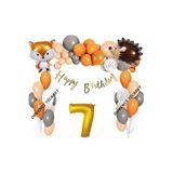 Kipri Tilki Folyolu Balon Zincir Set, 7