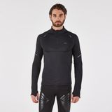 Kiprun Erkek Uzun Kollu Koşu Tişörtü - Siyah - Kiprun Run 500 Warm - XL