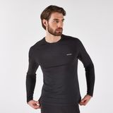 Kiprun Erkek Uzun Kollu Koşu Tişörtü - Siyah - Kiprun Run 500