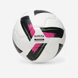 Kipsta Beyaz Futbol Topu 5 Numara Training Kulüp İçin Tasarlanmış Dayanıklı Dış Yapı - Siyah - Beyaz