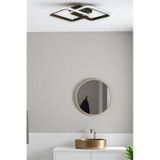 Kira Modern Tasarım Bronz Renk Salon - Mutfak - Hol Beyaz Led 2 Li Avize Bronz