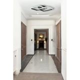 Kira Modern Tasarım Gri Renk Salon - Mutfak - Hol Beyaz Led 2 Li Avize