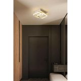 Kira Modern Tasarım Salon - Mutfak - Hol Beyaz Led 2 Li Avize (Beyaz)