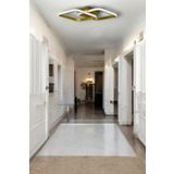 Kira Modern Tasarım Salon - Mutfak - Hol Beyaz Led 2 Li Avize (Eskitme)