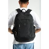 KIRASE İthal Kumaş Sağlıklı Su Geçirmez Büyük Boy Laptop Bölmeli Sırt Çantası- Bol Cepli, Petli Askılı (Ortaokul, Lise & Yetişkin) + Maymun Aksesuarlı(BOY 49 cm En 39 cm) D/1