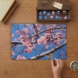 Kiraz Çiçeği Dalı Tasarımı 240 Parça Ahşap Puzzle Ahşap Kutuda MP04786