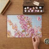 Kiraz Çiçeği Dalları Tasarımı 240 Parça Ahşap Puzzle Ahşap Kutuda MP05752