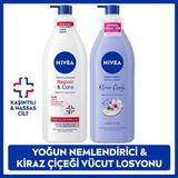 Kiraz Çiçeği Vücut Losyonu ve Repair&care Nemlendirici Losyon 400ML, Kaşıntı Rahatlatıcı, Kuru Cilt