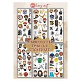Kiraz Craft Harry Potter Temalı 6'lı Sticker Set - Laptop Ajanda Notebook Tablet Etiket