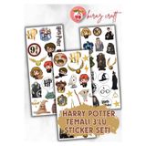 Kiraz Craft Harry Potter Temalı Sticker Set - Laptop Ajanda Notebook Tablet Etiket