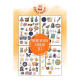 Kiraz Craft Meditasyon & Spiritüel Sticker Seti – Laptop, Defter, Tablet ve Ajanda İçin Yoga, Astroloji & Boho Aesthetic Stickerları