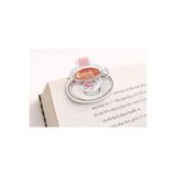 Kiraz Craft Türk Kahvesi Desenli Magnetli Kitap Ayracı | Vintage Fincan Tasarım