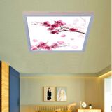 Kiraz Dalı LED Lamba- Tavana Model -Kolay Montaj Avize- 60W Aydınlatma- Mercek LED Modern Çerçeve - 6500K - Beyaz İşık