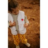 Kiraz Official Petit Paris Elma Nakışlı Peluş Krem Yelek - 12 - 18 Ay