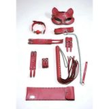 Kırbaç Kelepçe Set, 'ı Set, Ayak El Kelepçesi, Maske, Ağız Topu