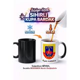 Kirbi Reklam Jandarma Meslek Kişiye Özel Çift Taraflı Baskılı Porselen Sihirli Kupa Bardak Hediye