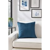 Kırçıllı Kadife Kırlent Kılıfı Lacivert 50x50 Lacivert