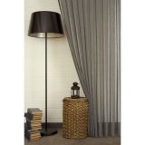 Kırçıllı Keten Pilesiz Tül Perde, Antrasit, 150X260