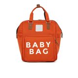 Kiremit Baby Bag Baskılı Cepli Anne Bebek Bakım Sırt Çantası M000005163