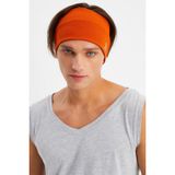 Kiremit Erkek Pamuklu Kaşkorse, Kaymaz, Terletmez, Ultra Hafif, Spor Saç Bandı Bandana Buff